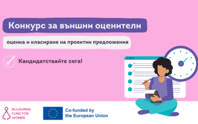 Конкурс за оценители на проектни предложения
